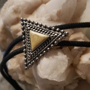 Bolo tie gemstone 34" total length